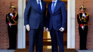 El presidente del Gobierno junto a Van Rompuy