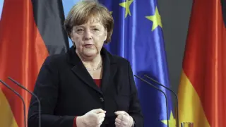 La canciller alemana, Angela Merkel, califica la reforma laboral como modélica.