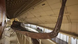 Restos de la segunda barca solar del más poderoso de los faraones egipcios, Keops