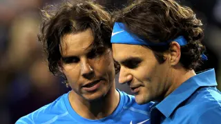 Nadal felicita a Federer, tras la victoria del suizo