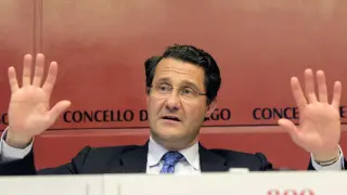 El alcalde de Santiago de Compostela, Gerardo Conde Roa.