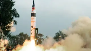 Misil lanzado desde la India
