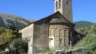 Imagen de la iglesa de San Miguel de Otal