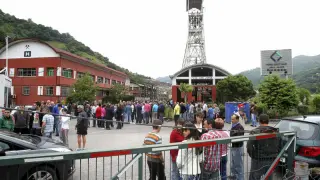 Protesta minera en Asturias