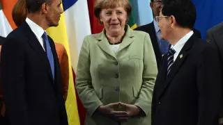 Merkel y Obama en el G20