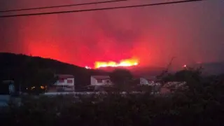 Incendio en Cortes de Pallás esta pasada noche