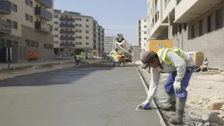 La construcción concentraba a gran parte de los trabajadores extranjeros
