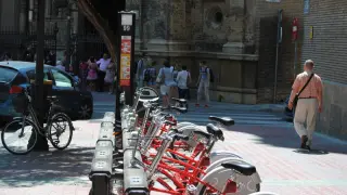 El servicio de alquiler de bicicletas del Ayuntamiento de Zaragoza