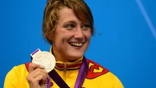 Mireia Belmonte luce la primera medalla de España en los Juegos de Londres
