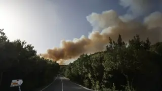 Fuego en La Gomera