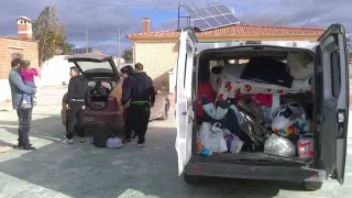 Una familia desaloja su casa en Peñaflor