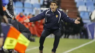 Manolo Jiménez, en el duelo con el Espanyol