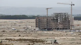 La construcción de viviendas se desploma en Aragón