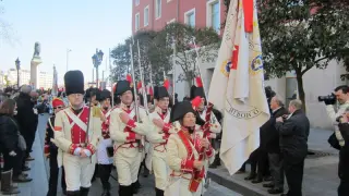Más de 400 voluntarios participan en la escenificación de la ocupación francesa el los asedios que sufrió Zaragoza durante la Guerra de la Independencia