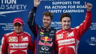 Massa, Vettel y Alonso, en Malasia