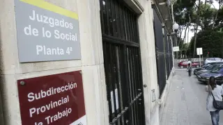 El juzgado de lo Social de Huesca recibió casi 300 demandas