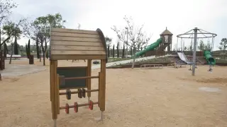 Zona infantil en el Parque del Agua.