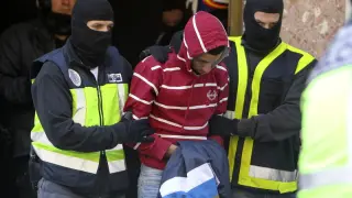 Imagen del detenido en Zaragoza