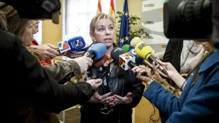La consejera de Educación del Gobierno de Aragón, Dolores Serrat
