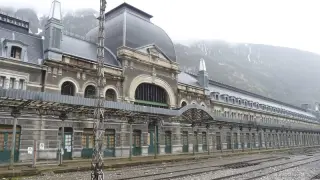 Obras en la Estación de Canfranc