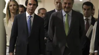 Jose María Aznar y Jesús Posada en una imagen de archivo