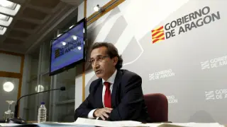 Consejero de Hacienda y Administración Pública del Gobierno de Aragón, José Luis Saz