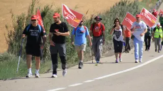 Marcha de Huesca a Almudévar
