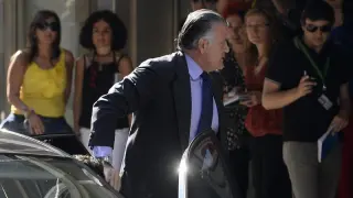 Luis Bárcenas llega a la Corte Nacional de Madrid
