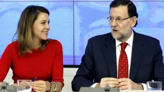 Rajoy, en compañía de Cospedal
