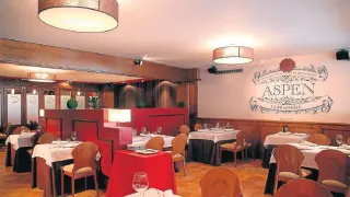 Un aspecto de la acogedora sala del restaurante