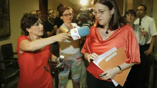 La portavoz parlamentaria del PSOE, Soraya Rodríguez.