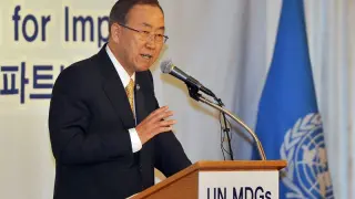 Ban Ki-moon cree que la intervención en la crisis siria es "cuestión de tiempo"