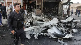 Imagen de un atentado en Irak