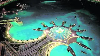 Imagen creada por ordenador de la propuesta del estadio de Doha