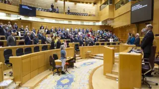 Los senadores guardaron un minuto de silencio por José Atarés