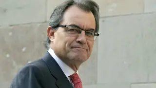 El presidente de la Generalitat , Artur Mas