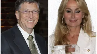 Bill Gates y  Esther Alcocer Koplowitz