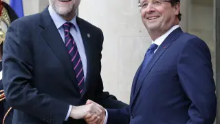 Hollande da la bienvenida a Rajoy