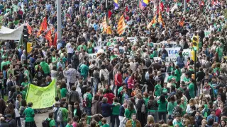 Manifestación el 24 de octubre en Zaragoza