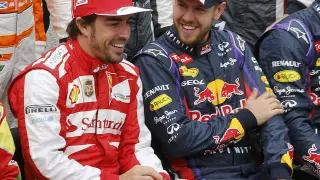 Fernando Alonso y Sebastian Vettel