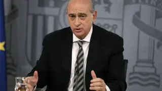 Jorge Fernández Díaz, este jueves tras el Consejo de Ministros.