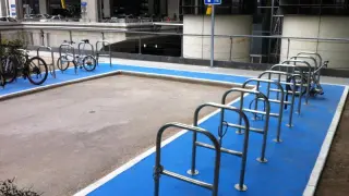 Nuevos aparcamientos para bicicletas en Barajas