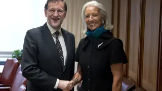 Rajoy se ha reunido con Lagarde en EE. UU.