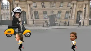 Brotan en Internet videojuegos sobre la vida sentimental de Hollande