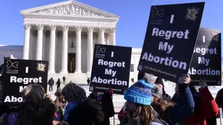 La 'Marcha por la vida', ante el Tribunal Supremo estadounidense.