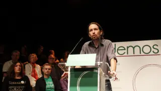 Pablo Iglesias durante la presentación de 'Podemos' (Archivo)