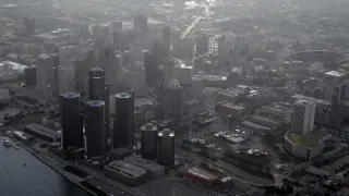 Imagen aérea de Detroit