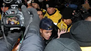 Justin Bieber, acosado por la prensa