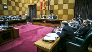 Pleno en el Ayuntamiento de Zaragoza