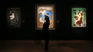 Algunas de las piezas de Miró que iban a ser subastadas